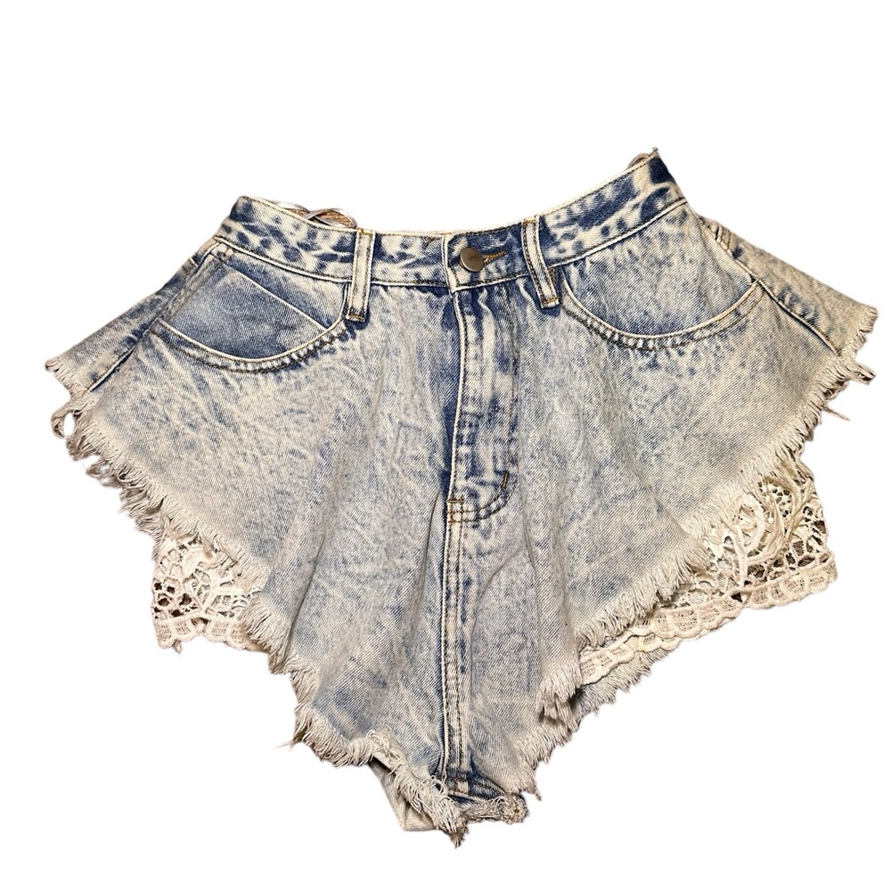 Jean shorts skirt
